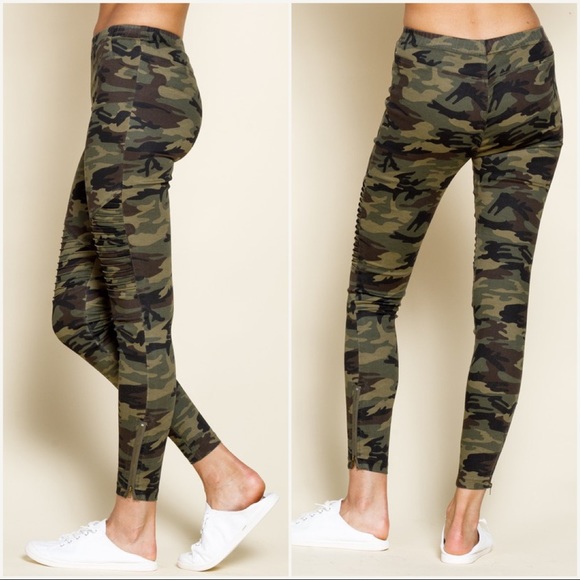 Store Closing - Last 1‼️ Camouflage Moto Pants - Picture 3 of 3